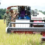 Bupati Bulukumba panen raya di Bontoharu. Foto dok Kominfo