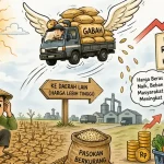 Ilustrasi El Nino Datang, Gabah Melayang dan Inflasi