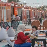 Suasana Lapak UMKM Kawasan Pantai Merpati Bulukumba. Dok TITIKNOL BIZ