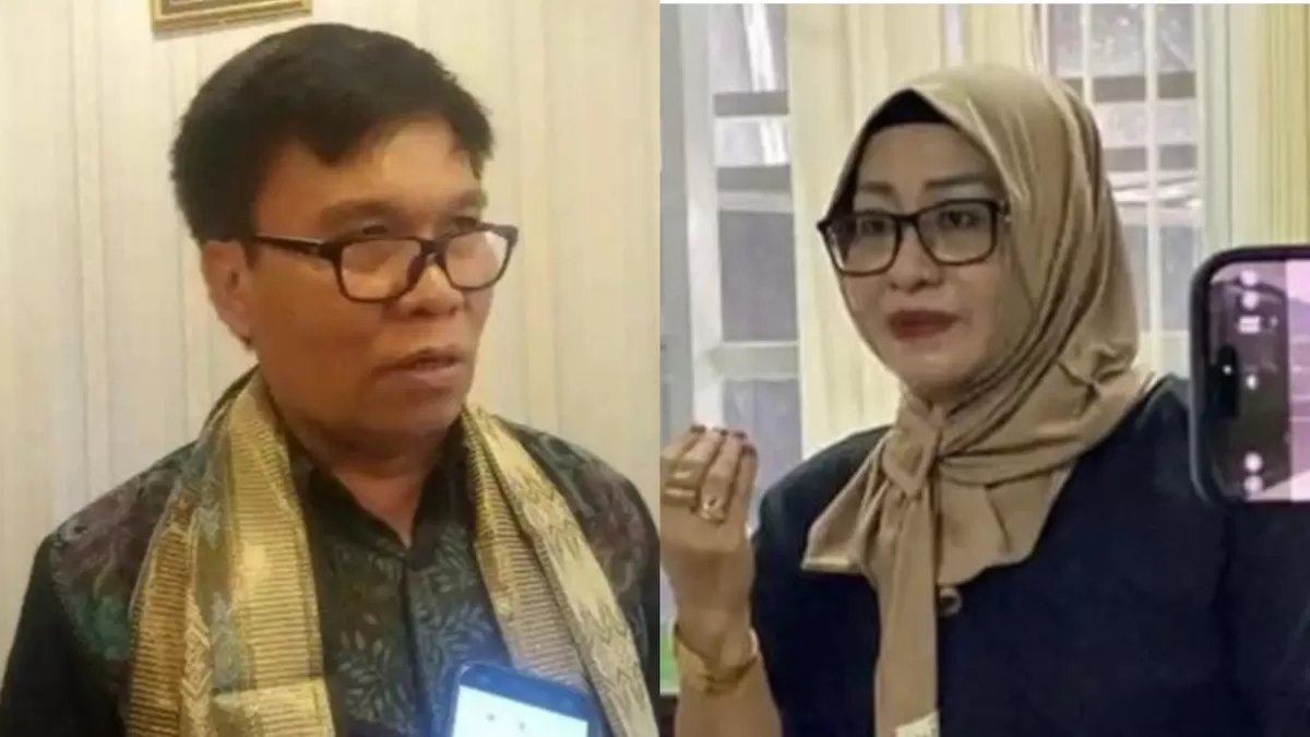 Dewan Penasehat Masyarakat Transportasi Indonesia Prof Lambang Basri dan Dr Qadriathi Dg Bau, pengamat transportasi dari Universitas Negeri Makassar. Foto dok